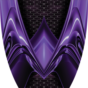 Custom Caged Purple Graphics