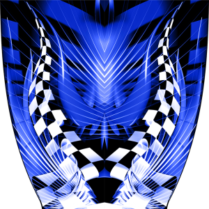 Custom Edge Blue Graphics