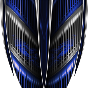 Custom Vigilante Blue Graphics