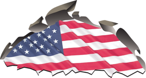 Custom American Flag Graphics