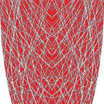 Custom Abstract Lines Red Graphics