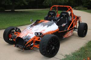 2018 DF Goblin Custom Kit Car my son and I built using a 2007 Chevy Cobalt SS/SC Lettering from Chad T, MO