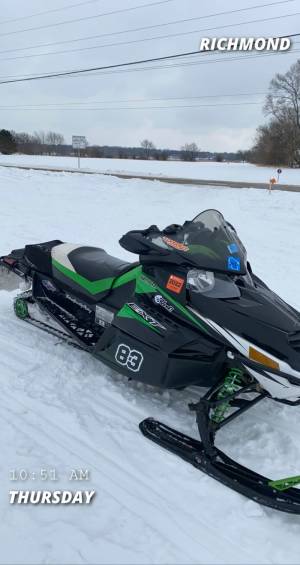 2011 Arctic Cat Z1 Turbo EXT 144” Snowmobile  Lettering from Trevor A, WI
