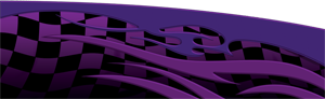 Custom Checkered Purple Graphics