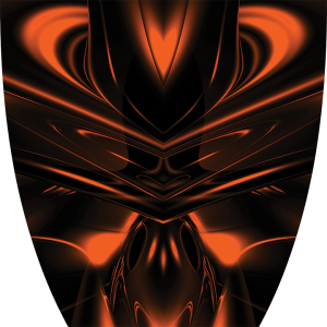 Custom Cyber Ghost Orange Graphics
