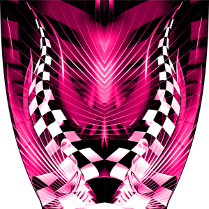 Custom Edge Pink Graphics