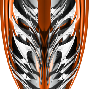 Custom Switch-Blade Orange Graphics
