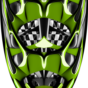 Custom Vandal Green Graphics