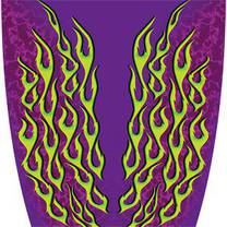 Custom Color Flame Purple Graphics