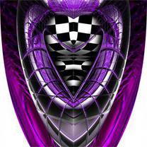 Custom Side Winder Purple Graphics
