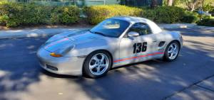 1999 Porsche Boxster Race car Lettering from Tim A, CA