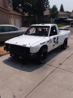 1990 Toyota pickup. race truck Lettering from KEVIN L, CA